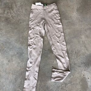 Zara tights with zipper detail xs
